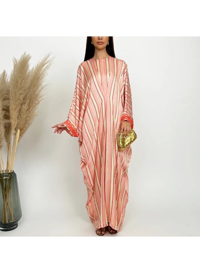 QABEELA RAM24 JAMILA STRIPED KAFTAN - Image 1